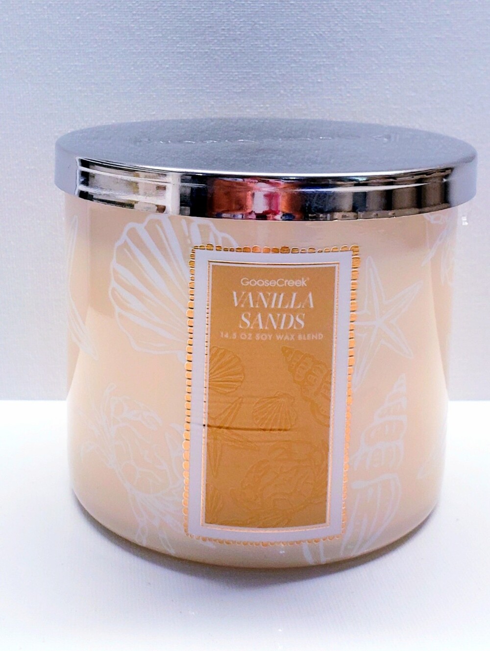 Goose Creek VANILLA SANDS Large 3-Wick Scented Candle, 14.5 Oz
